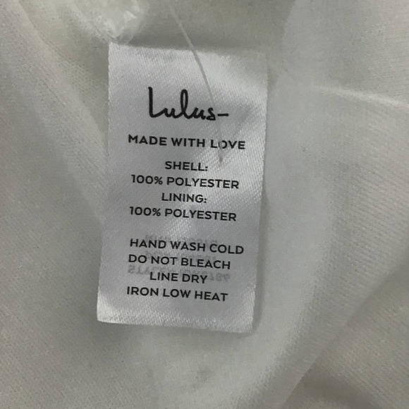 LULU'S S Elegant Glamour White Pleated Halter Cutout Maxi  Dress NWT b136 *flaw - Picture 8 of 13